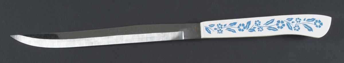 Cornflower Blue Carving Knife with Stainless Blade by Corning Corelle-1