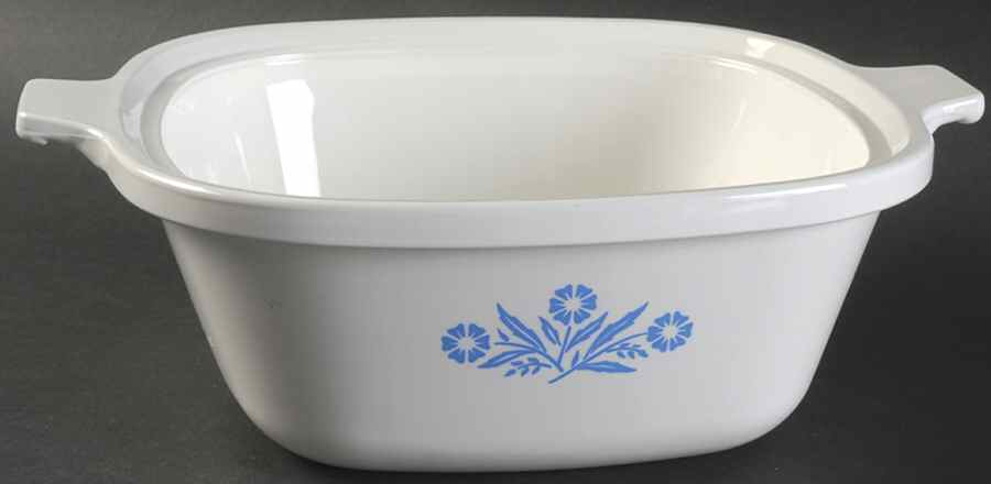 Cornflower Blue Double Boiler/CS2B-Ceramic Insert by Corning Corelle-1