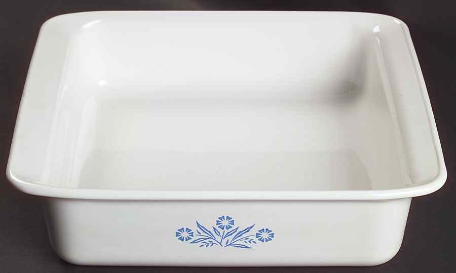 Cornflower Blue 9" Square Baker by Corning Corelle-1