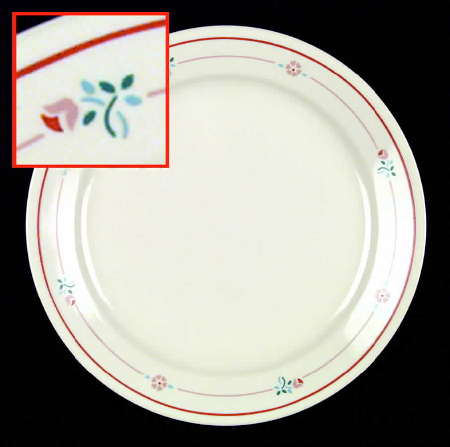 Cranberry Blossoms (Corelle) Dinner Plate by Corning Corelle-1