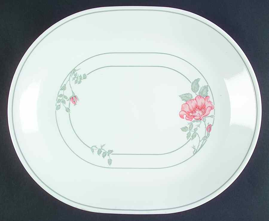 Desert Blossom (Corelle) 12" Oval Serving Platter by Corning Corelle-1
