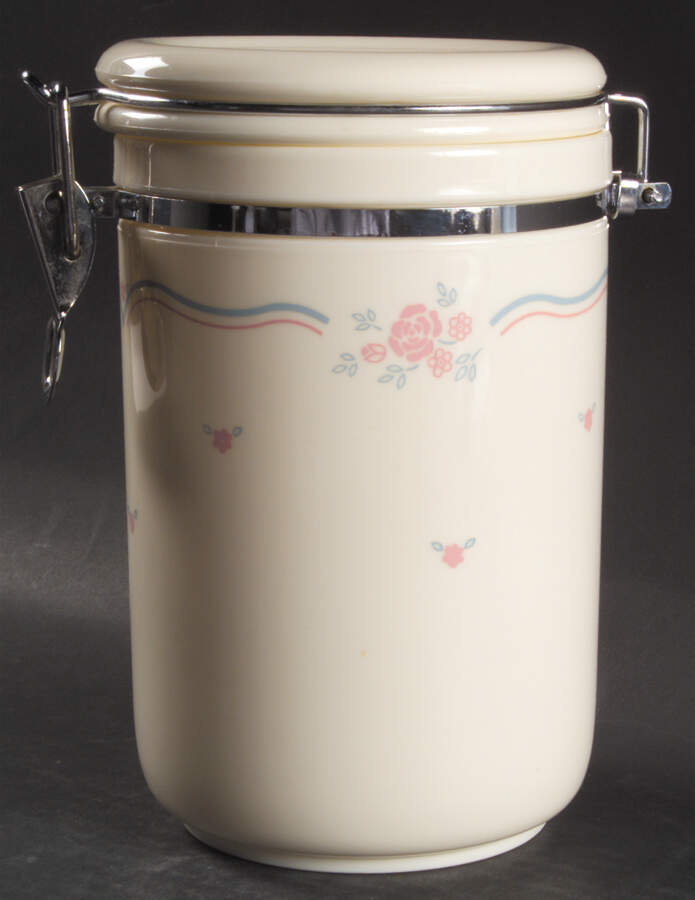English Breakfast (Corelle) Large Acrylic Storage Jar & Lid by Corning Corelle-1