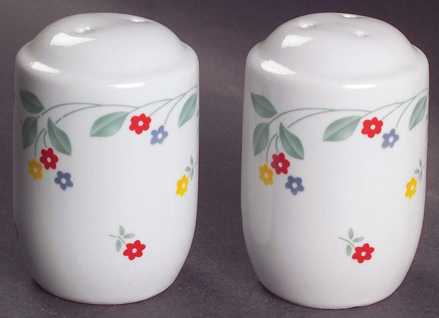 English Meadow (Corelle) Salt & Pepper Set by Corning Corelle-1