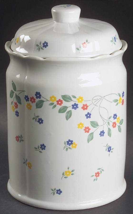 English Meadow (Corelle) Extra Large Canister & Lid by Corning Corelle-1