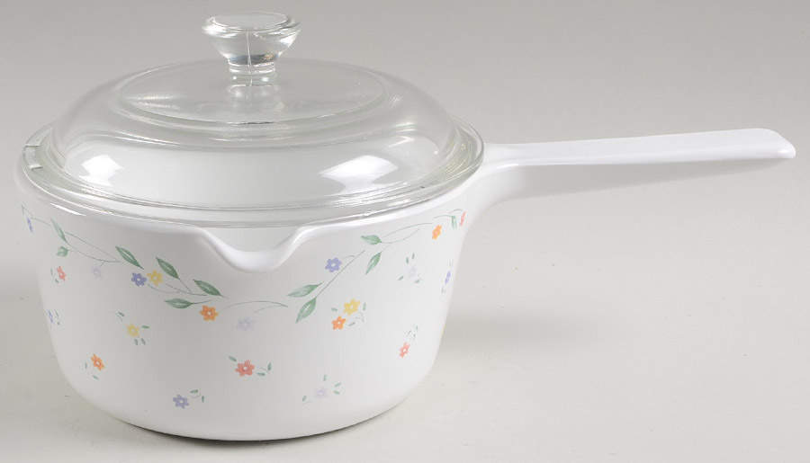 English Meadow (Corelle) 1 Quart Saucepan & Lid by Corning Corelle-1