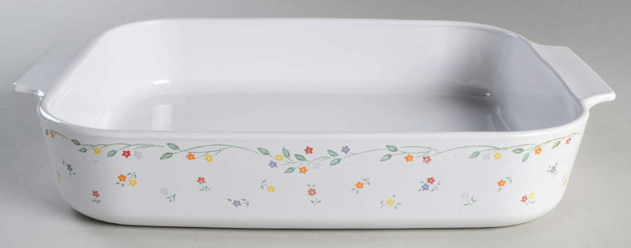 English Meadow (Corelle) 12" Rectangular Roaster by Corning Corelle-1