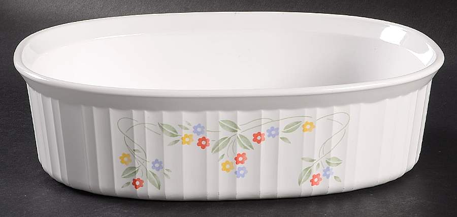 English Meadow (Corelle) 1.5 Quart Oval Covered Casserole No Lid by Corning Corelle-1