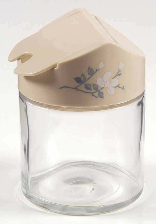 First of Spring (Corelle) Glass Sugar Bowl & Plastic Lid by Corning Corelle-1