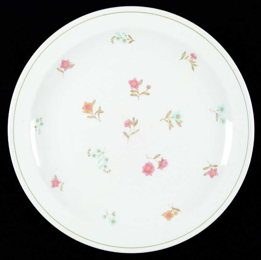 Flower Garden Dinner Plate by Corning Corelle-1