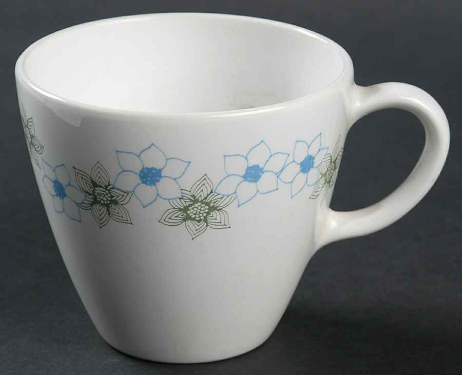 Floral Flat Cup by Corning Corelle-1