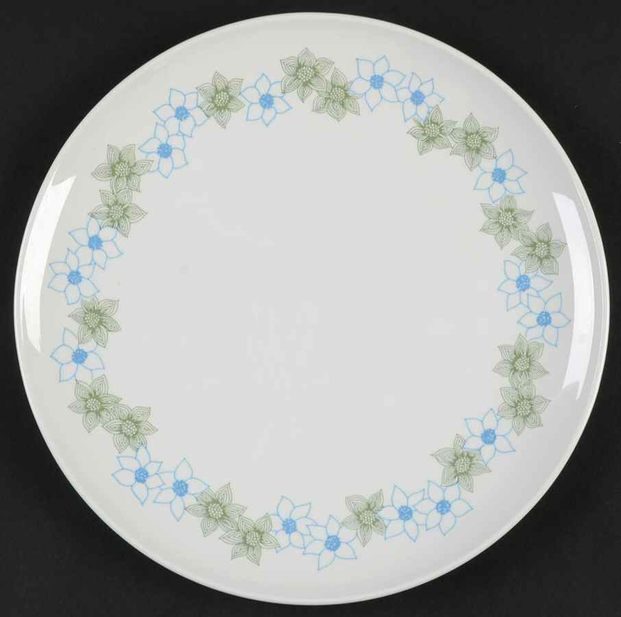 Floral Salad Plate by Corning Corelle-1