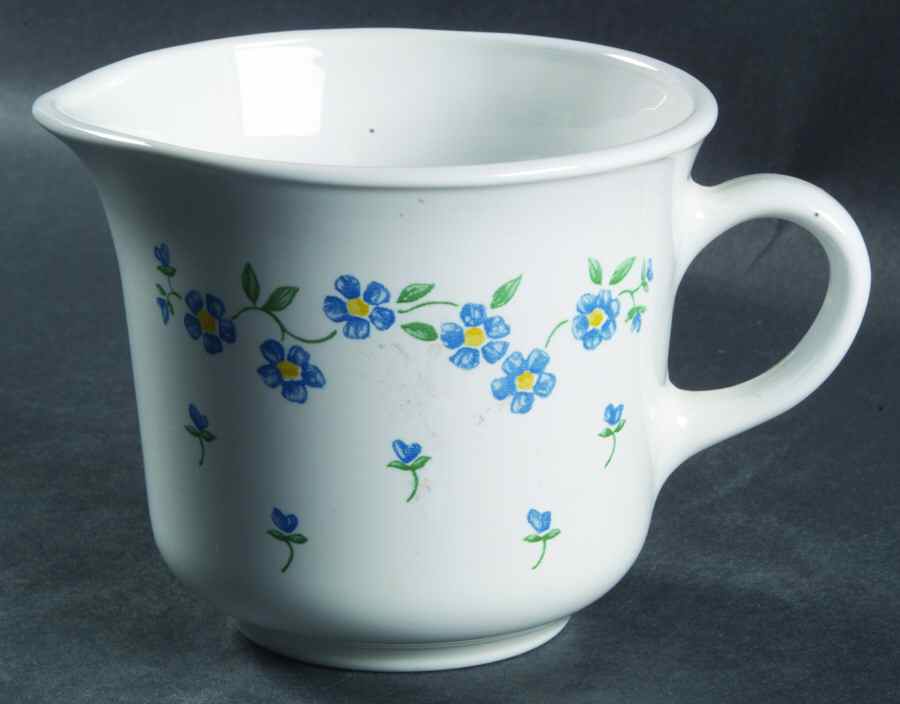 Forget Me Not (Rim, Corelle) Creamer by Corning Corelle-1