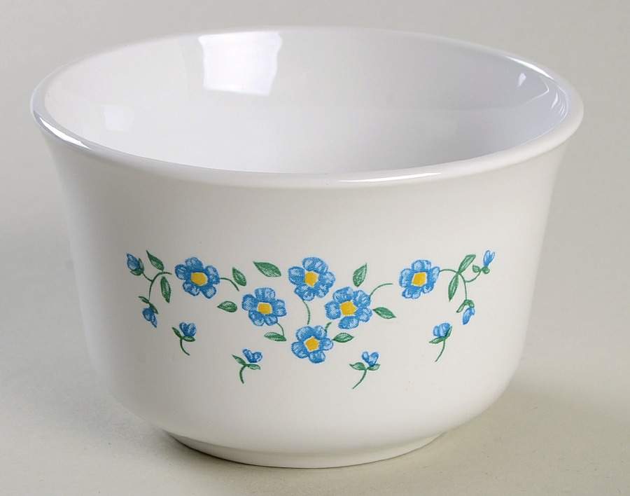 Forget Me Not (Rim, Corelle) Ramekin by Corning Corelle-1