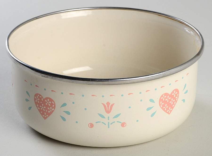 Forever Yours (Corelle) 6" Metal Bowl by Corning Corelle-1