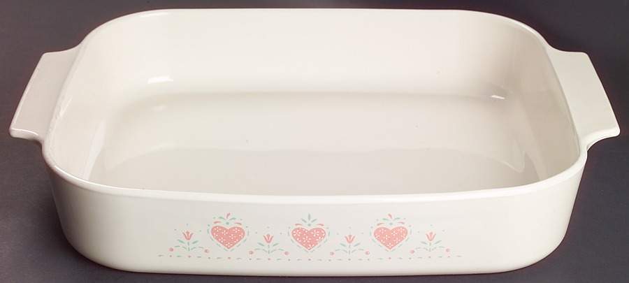 Forever Yours (Corelle) 12" Rectangular Roaster by Corning Corelle-1