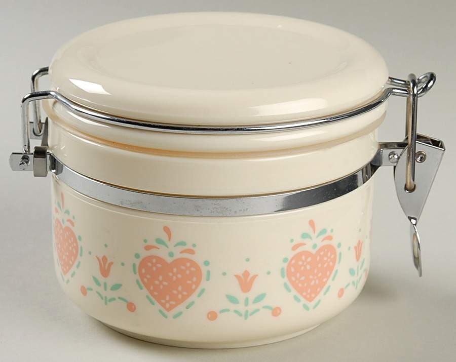 Forever Yours (Corelle) Mini Acrylic Storage Jar & Lid by Corning Corelle-1