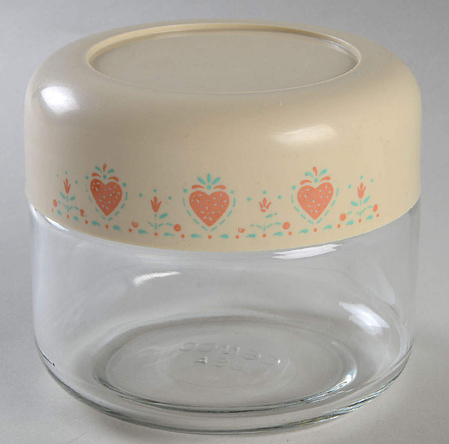 Forever Yours (Corelle) Small Glassware Canister by Corning Corelle-1