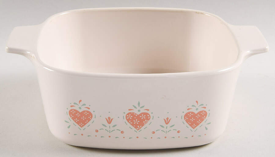 Forever Yours (Corelle) 1.5 Quart Square Casserole No Lid by Corning Corelle-1