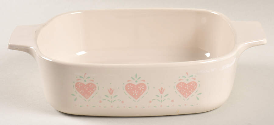Forever Yours (Corelle) 1 Quart Square Casserole No Lid by Corning Corelle-1