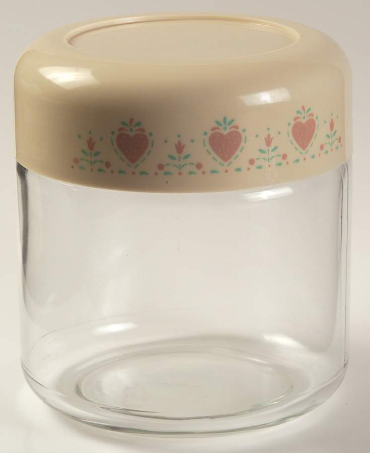 Forever Yours (Corelle) Medium Glassware Canister by Corning Corelle-1