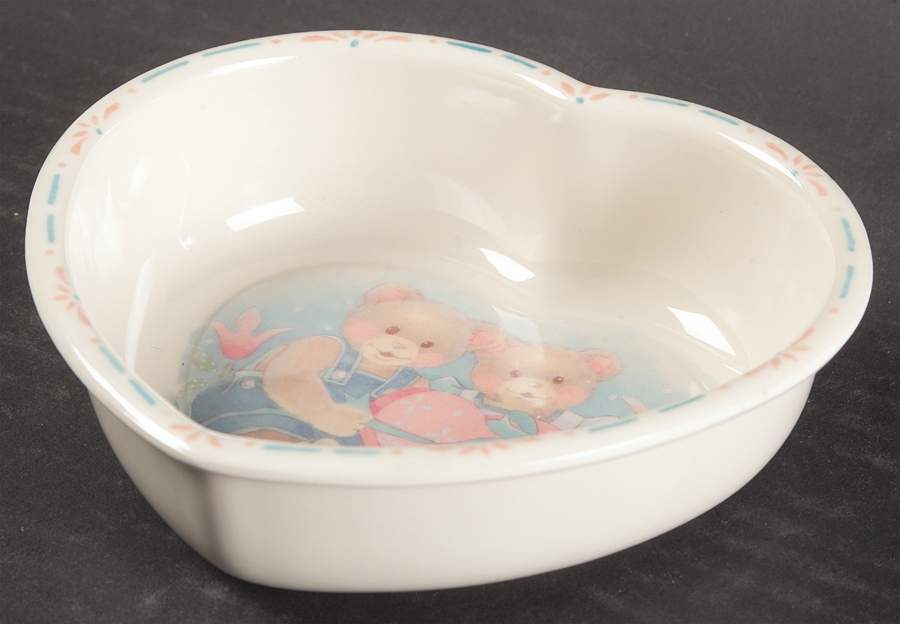 Forever Yours (Corelle) Melmac/Melamine Heart Shaped Child's Bowl by Corning Corelle-1