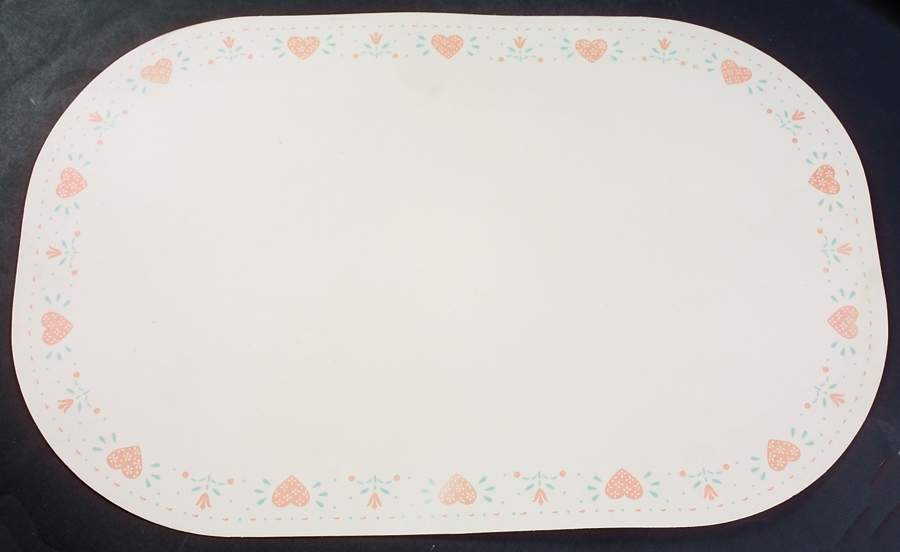 Forever Yours (Corelle) Vinyl Placemat by Corning Corelle-1