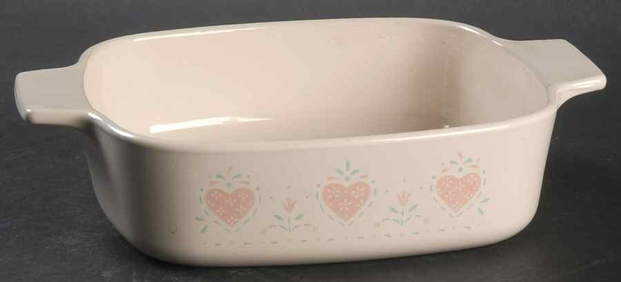Forever Yours (Corelle) 1 Quart Square Casserole No Lid by Corning Corelle-1