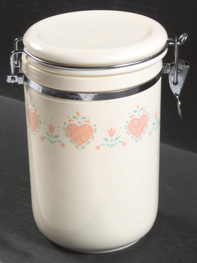 Forever Yours (Corelle) Large Acrylic Storage Jar & Lid by Corning Corelle-1