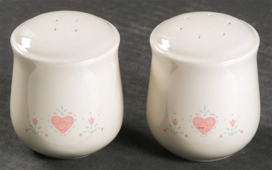 Forever Yours (Corelle) Salt & Pepper Set by Corning Corelle-1