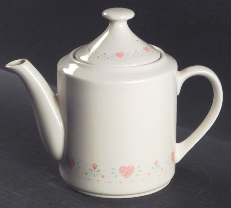 Forever Yours (Corelle) Teapot & Lid by Corning Corelle-1