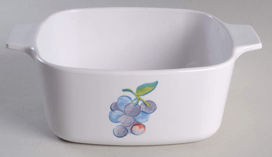 Fruit Basket (Corelle) 1.5 Quart Square Casserole No Lid by Corning Corelle-1