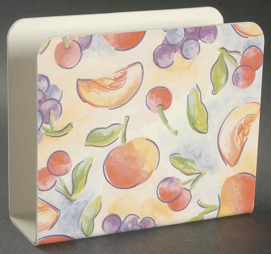 Fruit Basket (Corelle) Melamine Napkin Holder by Corning Corelle-1