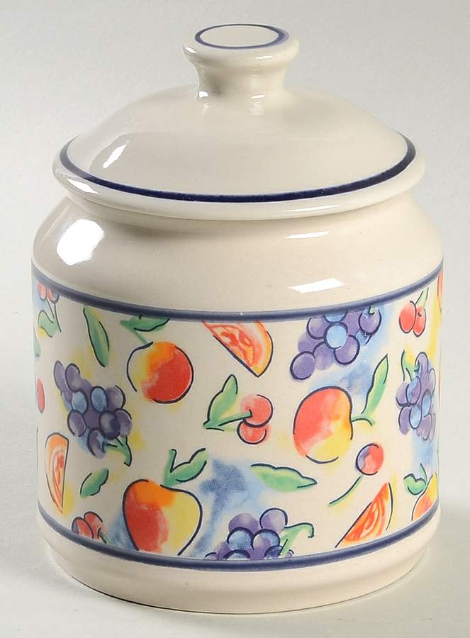 Fruit Basket (Corelle) Small Canister & Lid by Corning Corelle-1