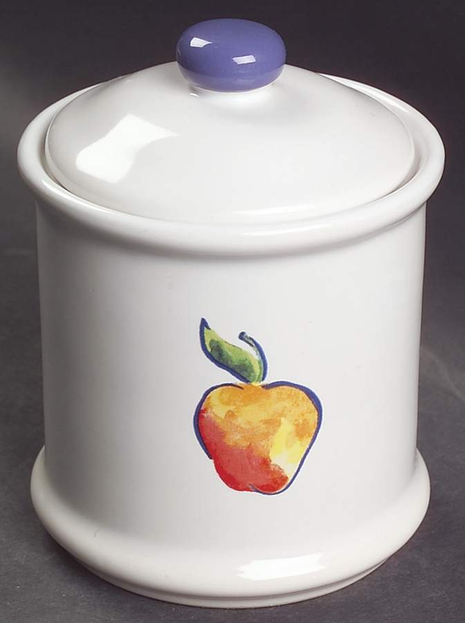 Fruit Basket (Corelle) Small Canister & Lid with Seal Ring by Corning Corelle-1