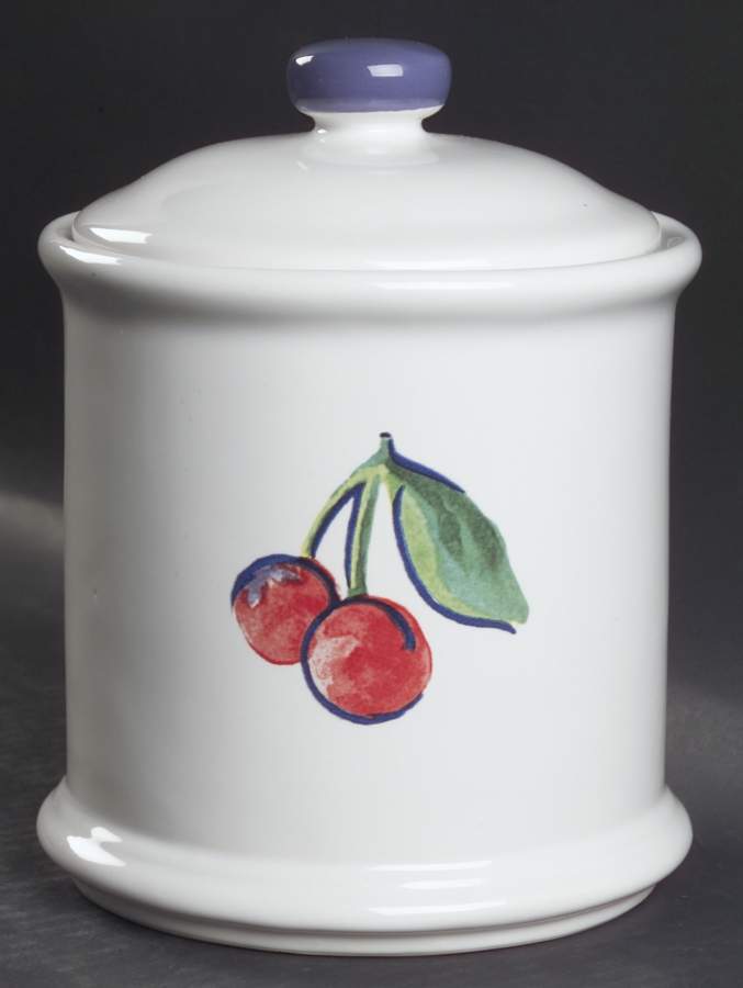 Fruit Basket (Corelle) Large Canister & Lid with Seal Ring by Corning Corelle-1