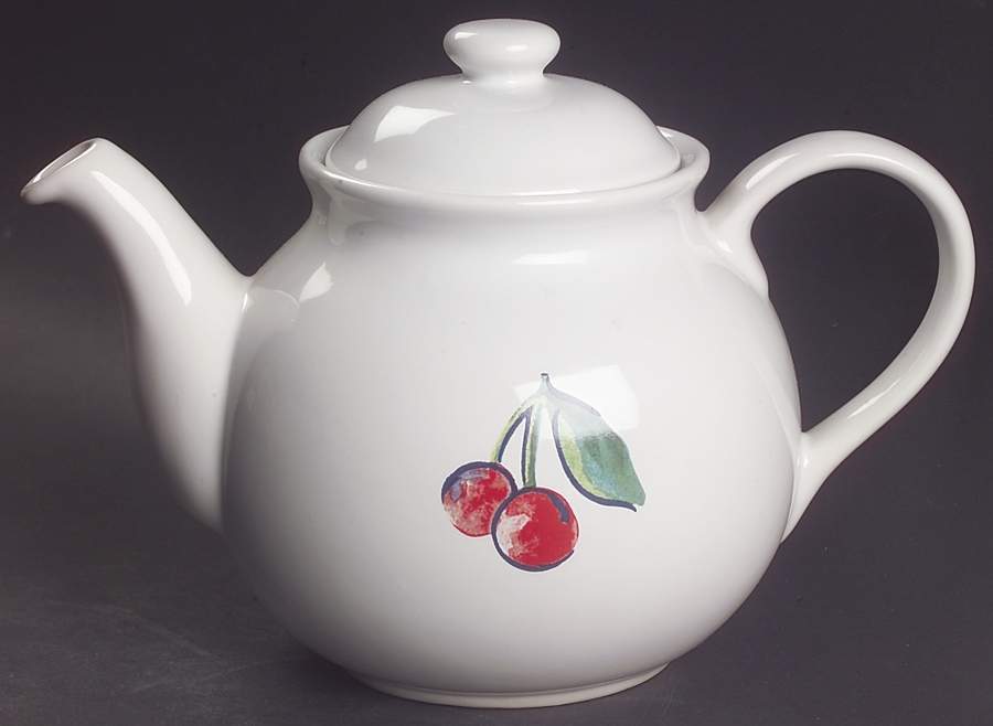 Fruit Basket (Corelle) Teapot & Lid by Corning Corelle-1