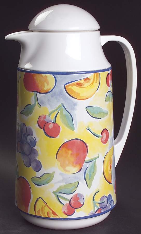 Fruit Basket (Corelle) Plastic Thermos/Carafe & Lid by Corning Corelle-1