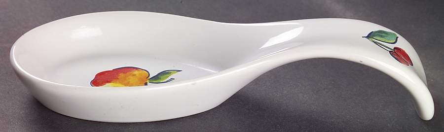 Fruit Basket (Corelle) Spoon Rest/Holder (Holds 1 Spoon) by Corning Corelle-1