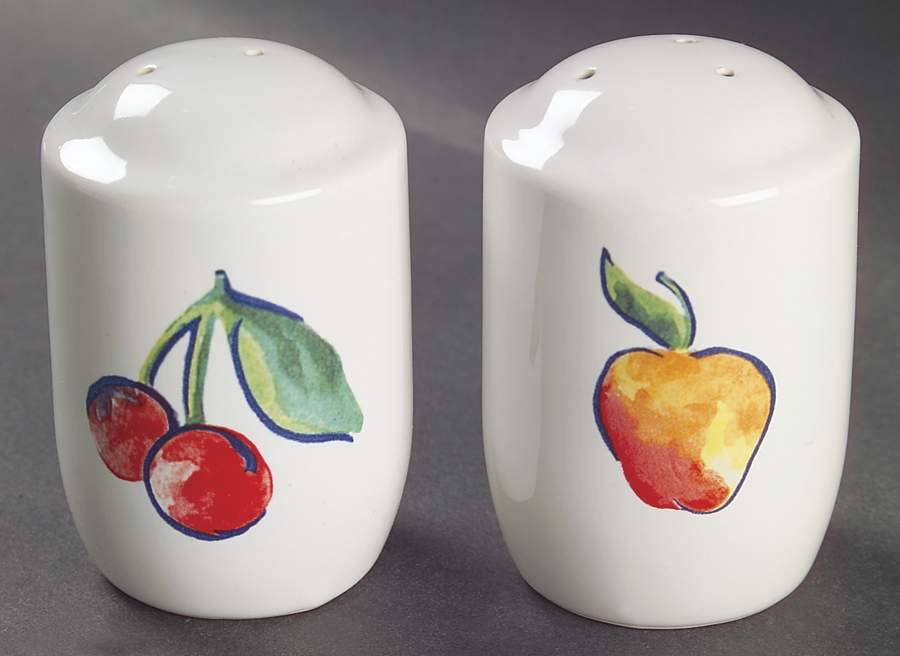 Fruit Basket (Corelle) Salt & Pepper Set by Corning Corelle-1