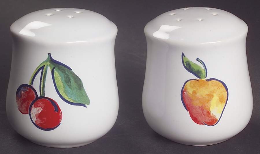 Fruit Basket (Corelle) Salt & Pepper Set by Corning Corelle-1