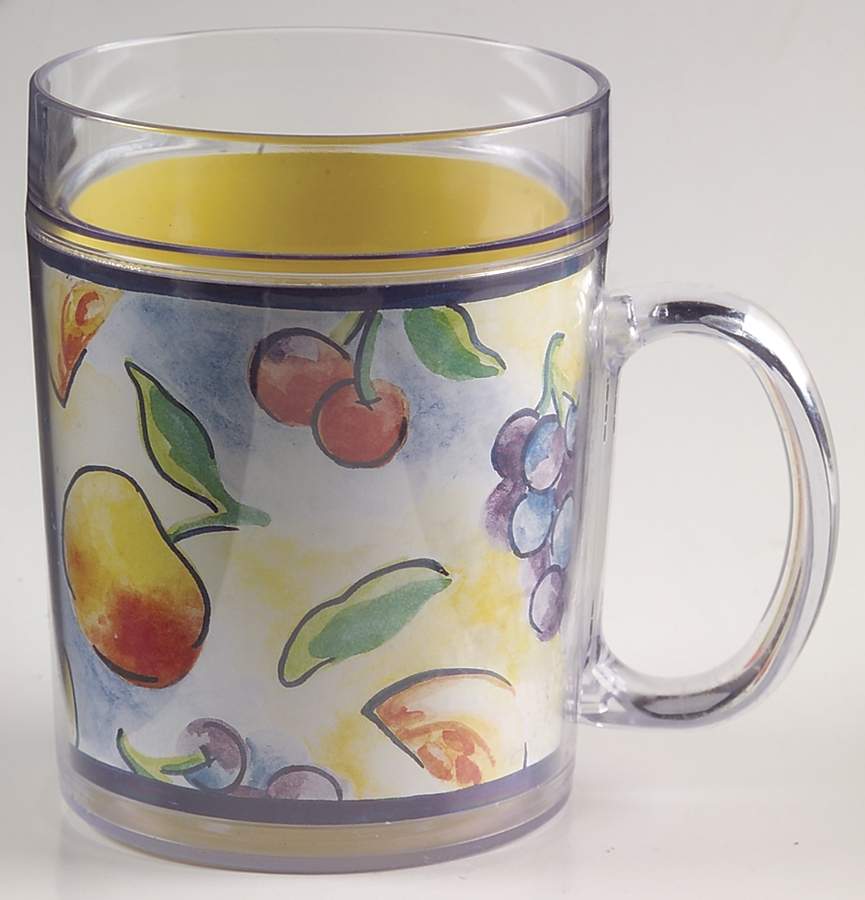 Fruit Basket (Corelle) Plastic Mug by Corning Corelle-1