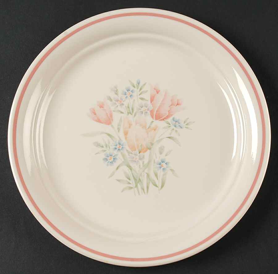 French Garden Luncheon Plate by Corning Corelle-1