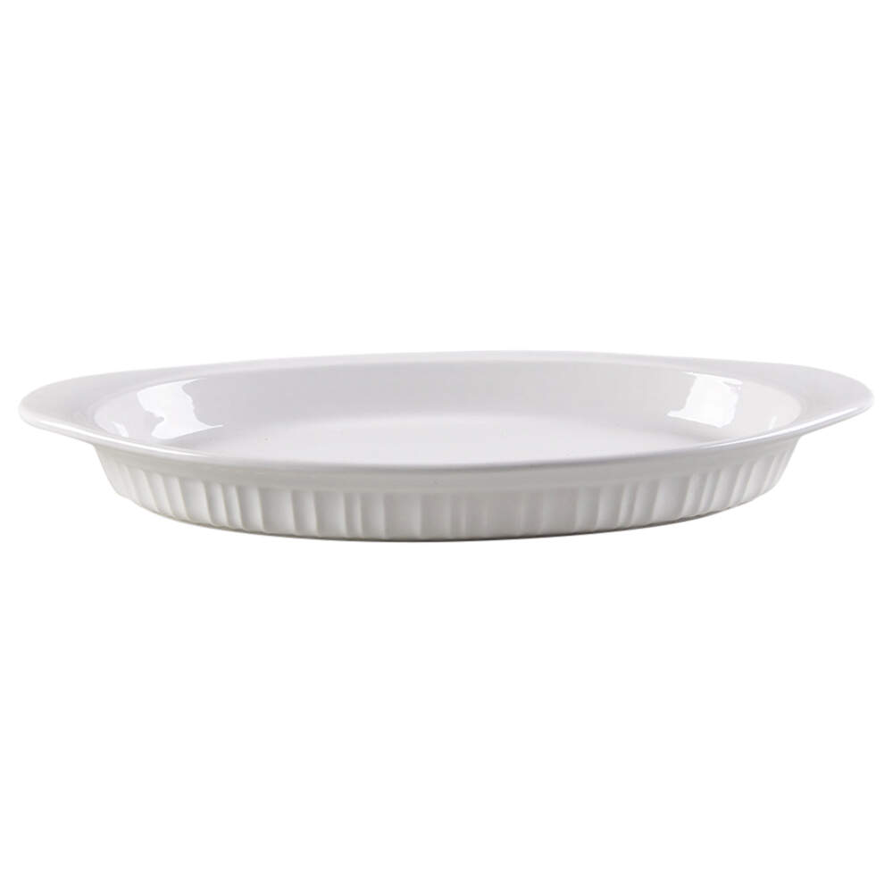 French White 15" Augratin by Corning Corelle-1