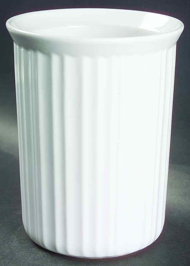 French White Utensil Holder by Corning Corelle-1