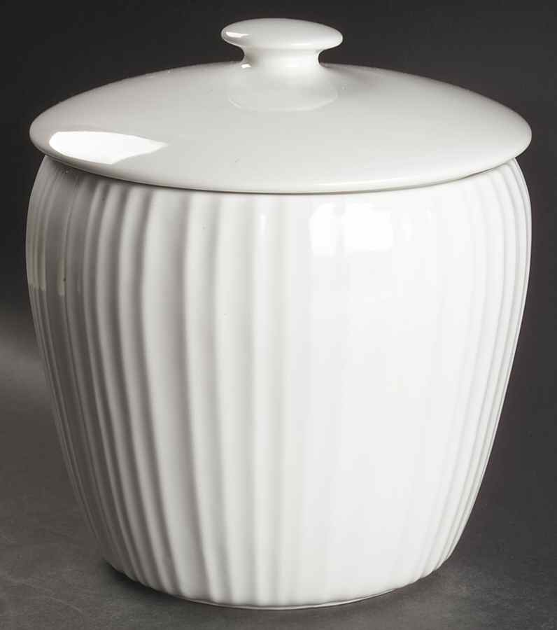 French White Large Canister & Lid by Corning Corelle-1