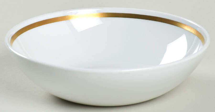 Gold Band (Coupe) Fruit/Dessert (Sauce) Bowl by Corning Corelle-1