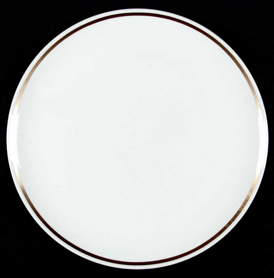 Gold Band (Coupe) Dinner Plate by Corning Corelle-1