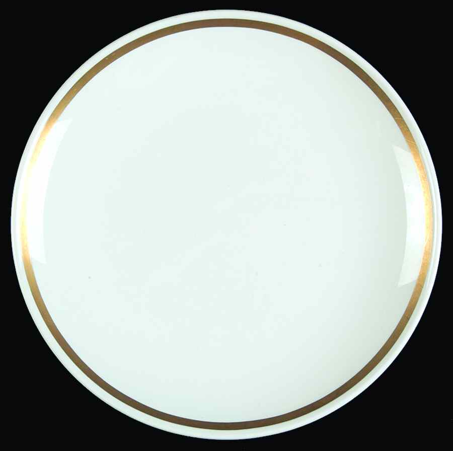 Gold Band (Coupe) Bread & Butter Plate by Corning Corelle-1