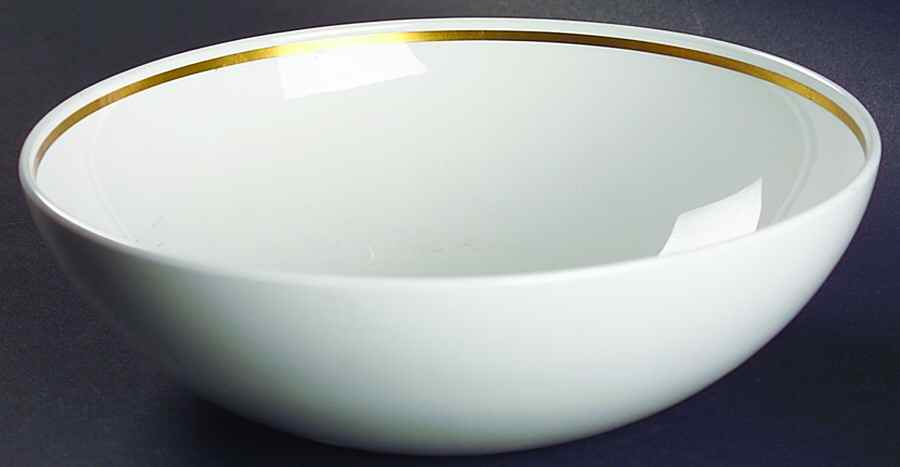 Gold Band (Coupe) 8" Round Vegetable Bowl by Corning Corelle-1