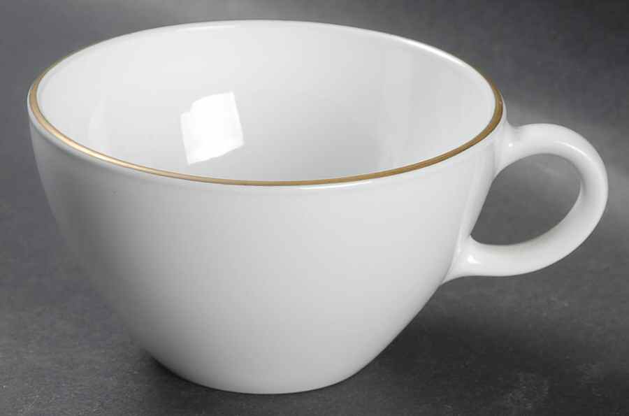 Gold Band (Coupe) Flat Cup by Corning Corelle-1